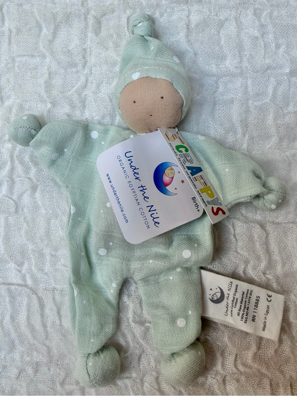 Under the Nile Organic Cotton Baby Lovey